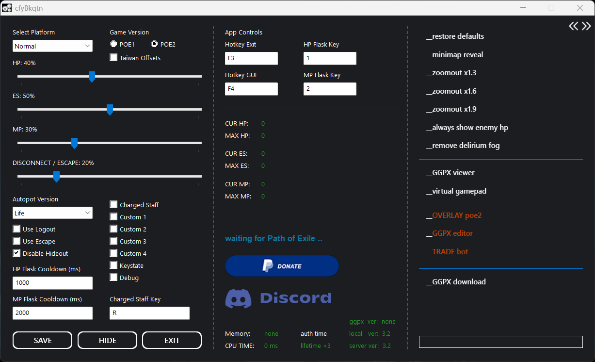 POE Assistant GUI